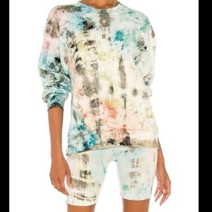 Cotton Citizen Brooklyn Oversized Sweatshirt in Kalediscope Sky